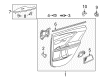 Toyota Venza Weather Strip Diagram - 68173-0T010