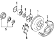 Toyota Corolla Brake Rotor Diagram - 43512-12440