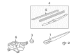 Toyota Land Cruiser Wiper Motor Diagram - 85130-60191
