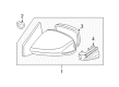 Scion tC Car Mirror Diagram - 87940-21190-J2