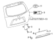 Toyota Highlander Emblem Diagram - 75445-48070