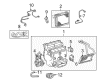 Toyota Blower Motor Resistor Diagram - 88892-0C020