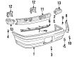 Toyota Tercel Bumper Cover Diagram - 52159-16916