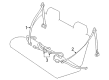 Toyota 4Runner Seat Belt Diagram - 73370-35211-B0