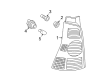 Toyota 4Runner Light Socket Diagram - 90075-60018