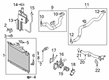 Toyota Yaris Radiator Diagram - 16400-WB002