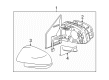 Toyota Car Mirror Diagram - 87910-42D40
