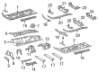 Toyota C-HR Floor Pan Diagram - 58112-F4012