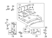 Toyota Yaris Dome Light Diagram - 81240-02090-B1