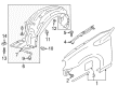 Toyota 86 Fender Diagram - SU003-01391