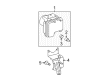 Toyota Yaris ABS Control Module Diagram - 44050-52A30