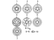 Toyota Sequoia Spare Wheel Diagram - 42611-AF011