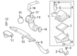 Toyota Prius Air Intake Hose Diagram - 17880-24050