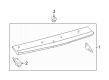 Toyota Prius Spoiler Diagram - 76898-47020