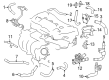 Toyota Crown Signia Coolant Reservoir Hose Diagram - 16260-F0021
