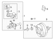 Scion xB Brake Master Cylinder Diagram - 47201-12A22