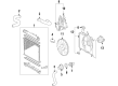 Scion iQ Cooling Fan Assembly Diagram - 16361-40080