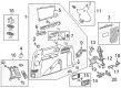 Toyota Sienna Cup Holder Diagram - 64746-08010-B1