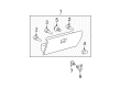 Scion xB Glove Box Diagram - 55550-52120-B0
