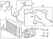 Toyota Grand Highlander A/C Hose Diagram - 88704-0E410