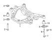 Toyota Venza Rear Crossmember Diagram - 51206-42080
