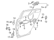 Toyota C-HR Exterior Door Handle Diagram - 69240-F4011-A0