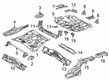 Toyota C-HR Floor Pan Diagram - 58311-F4020
