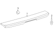 Toyota Prius Spoiler Diagram - 76085-47903