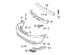 Toyota Corolla Bumper Cover Diagram - 52119-02916