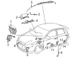 Toyota Avalon Air Bag Sensor Diagram - 89170-07221