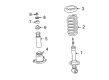 Toyota Matrix Shock Absorber Diagram - 48530-02560