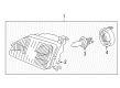 Toyota Tundra Headlight Diagram - 81150-0C010