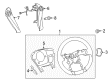 Toyota Prius C Steering Wheel Diagram - 45100-47150-C1