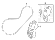 Toyota RAV4 Drive Belt Diagram - 90916-02721