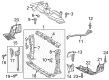 Toyota Prius C Radiator Support Diagram - 53203-52220