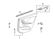 Toyota Corolla Weather Strip Diagram - 68173-02160