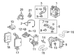 Toyota Highlander Brake Booster Vacuum Hose Diagram - 44572-48020