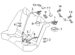 Toyota Camry Seat Belt Diagram - 73360-06382-C1