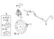 Toyota GR86 Brake Booster Vacuum Pump Diagram - SU003-09505