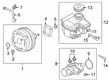 Toyota GR Supra Brake Booster Diagram - 44610-WAA01