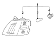 Toyota Paseo Headlight Diagram - 81520-16180