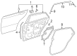 Toyota Crown Weather Strip Diagram - 67896-30070