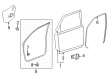 Toyota 4Runner Door Seal Diagram - 67862-35111