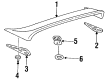 Toyota Celica Spoiler Diagram - 76893-20900