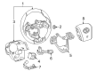 Toyota Mirai Steering Wheel Diagram - 45100-62032-C0