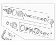 Scion iQ Axle Shaft Diagram - 43420-74050