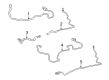 Toyota Sequoia A/C Hose Diagram - 88717-0C120