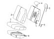 Toyota Sienna Seat Covers Diagram - 79024-08430-C0