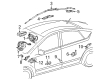 Toyota Prius Air Bag Sensor Diagram - 89834-47020