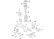 Toyota Shock and Strut Boot Diagram - 48157-42030